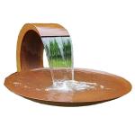 Corten Steel Water Feature Electric Water Fountain - Rusty Finish welding design
