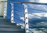 Silver Color Stainless Steel Railing For Protection Personal Safety GB Approved