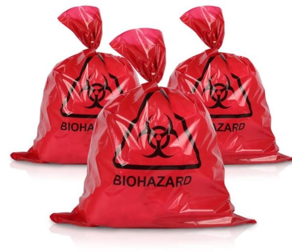 Biodegradable Autoclave Waste Bag, Yellow Bag, Red Bag, Specimen Bags,