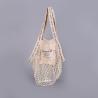 Buy cheap Organic Cotton Big Net Bag Womens Shopping Mesh Bags With Custom Logo Pocket from wholesalers