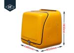 166L Fiberglass Motorcycle Delivery Box For Scooter Multi Color 13KG G . W