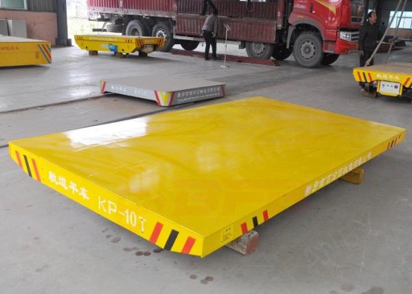 Buy cheap Short Distance Motorised Trolleys Carts , Large Table Battery Powered Cart Dragged Cable Power Railroad Cart from wholesalers