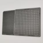 Electronic Parts Waffle Pack Tray Stable Resistance ESD ABS Custom Size