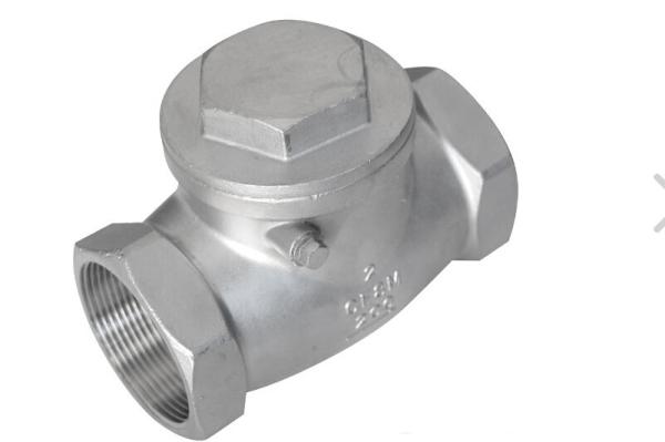 Buy cheap 1/4" 3/8" 1/2" Stainless Steel Swing Check Valve Thread End For Chemistry from wholesalers