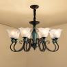 Buy cheap Black wrought iron chandelier lighting American style pendant lamp (WH-CI-92) from wholesalers