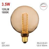 Buy cheap G125 Bulb, Deco Bulb, E27 LED Bulb, Fashionable Glass Bulb, Energy Saving Lamp product