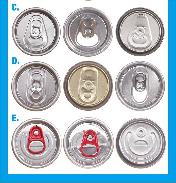 200 Aluminum Soda Can Lids Custom Aluminum Cap