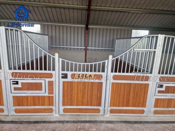 Buy cheap Metal Horse Stall Fronts Horse Stable Box With Sliding Door from wholesalers