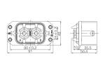 1000V DC 2 Pin 3Pin Male Female EV Battery Connector IPXXB Waterproof