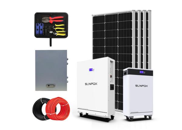Solar Energy System For Commercial 3kw 3000w 6kw 8kw 10kw On Grid Hybrid System