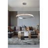 Buy cheap Silver Crystal Chandelier For Living Dining Room Luxury Ring Staircase pendant lighting for dining room(WH-CY-192) from wholesalers