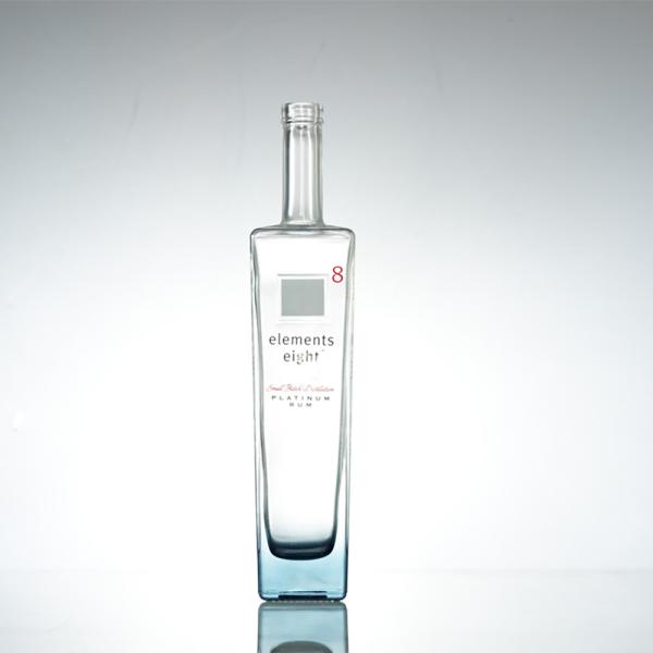Quality ISO9001 Full Frosted Custom Tequila Bottle 18.5mm Aluminum Synthetic Cork for sale