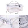 Buy cheap OEM Embroidery Logo Recycle Clear PVC Cosmetic Bag from wholesalers