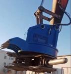 16-25 Ton Scrap Handling Hydraulic Magnet 10kw Mini Excavator Attachment