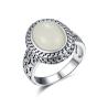 Buy cheap 925 Silver Gemstone Rings With 5.23g Silver Weight And Round Craftsmanship from wholesalers
