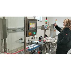 Buy cheap Aseptic Rotary 1ml Tincture Bottle Filler Pharmaceutical With Labeling Machine from wholesalers