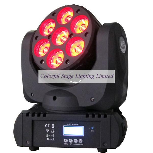 Buy cheap Best selling 7x12W OSRAM RGBW 4in1 Beam Moving Head Light from wholesalers