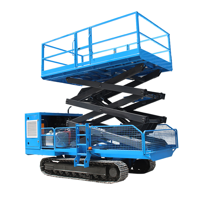 300kg Steel Structure Hydraulic Scissor Lift Table / Electric Lifting Platform