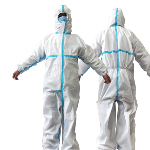 Buy cheap Waterproof Disposable Protective Suit , Safety Medical Isolation Gowns from wholesalers