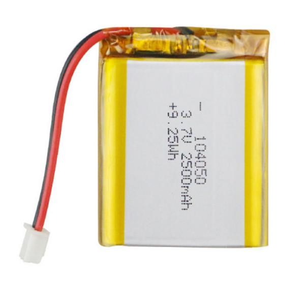 Buy cheap 104050 Li Ion Polymer Battery 3.7V 2500mAh 9.25Wh For Heated Glove from wholesalers