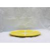 Buy cheap Lovely Ceramic Serving Platter Hand Painted Lemon Dinner Plates Dolomite For Children from wholesalers