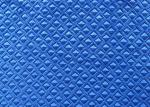 200GSM Embossed Velvet Fabric / Sofa Polyester Velvet Upholstery Fabric Prussian
