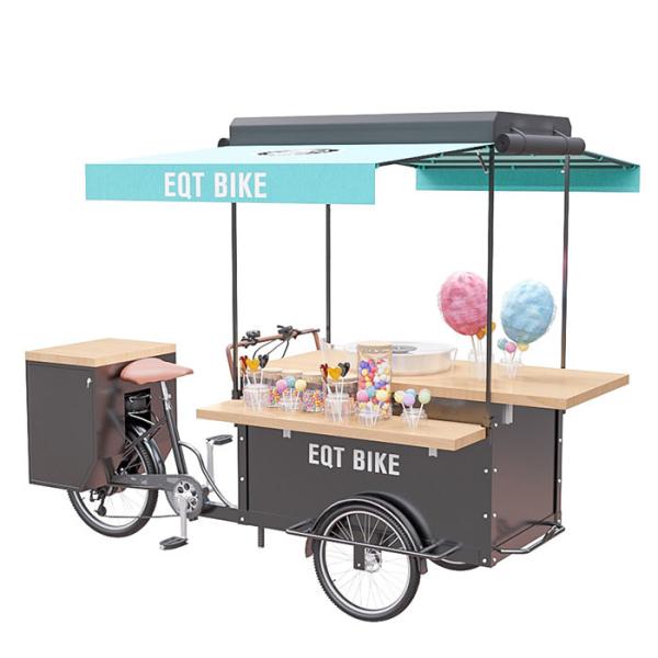 Buy cheap Mobile Street Food Cart User Friendly For Snack Cotton Candy Vending from wholesalers
