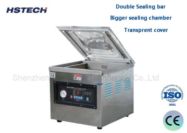 Buy cheap Double Sealing Bar Bigger Sealing Chamber Transprent Cover Industrial Vacuum Sealing Machine from wholesalers