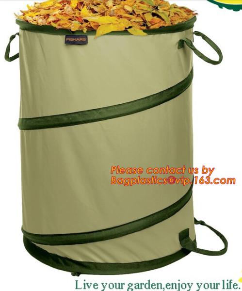 Buy cheap Reusable Garden Leaf Collector Bag, garden waste bag garden leaf bag home garden storage bag, recycle garden waste woven from wholesalers