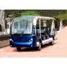 Buy cheap Blue Electric Sightseeing Bus Trojan Battery Powered Electric Tour Bus from wholesalers