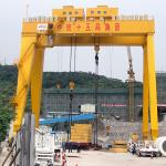 Cabin Control 50ton Rail Mounted Container Gantry Crane For Lifting Container