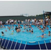 Buy cheap SGS 10M X 10M PVC Swimming Pool Metal Frame For Summer Inflatable product