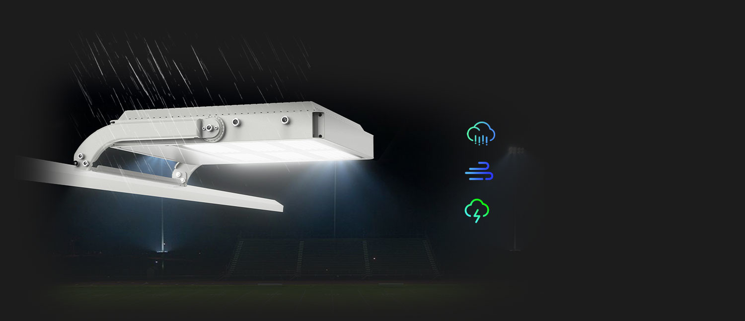 900W Indoor Badminton Court Led Lighting High Lumen Flood Light