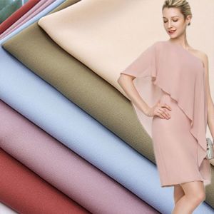 Wholesale Sustainable 138gsm Plain Dyeing Polyester Fabric For Women'S Clothing from china suppliers