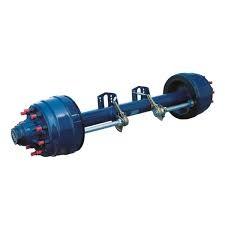 Buy cheap Single Axle Semi Trailer 1840MM Square 16t Rear Steer Axle Fuwa ODM from wholesalers