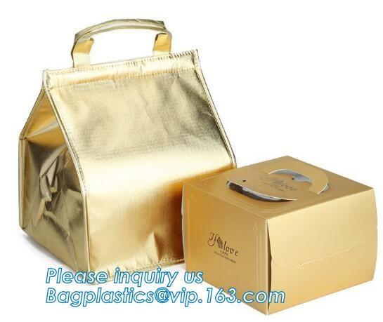 Food Delivery Aluminium Foil Thermal Insulation thermal bag, Custom Logo cooler