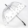 Buy cheap Collapsible Clear Plastic Umbrellas , Durable Dome Clear Folding Umbrella from wholesalers