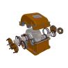 Buy cheap HRC33 42CrMo Worm Gear Speed Reducer Low Noise Stably Running from wholesalers