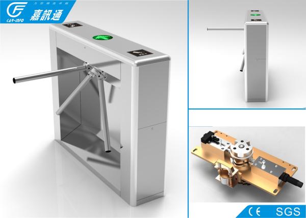 Buy cheap 304 Stainless Steel Vertical Tripod Turnstile Channel Width 550 Mm Anti - Reverse from wholesalers