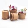 Buy cheap Custom Printing Paper Ice Cream Dessert Cup With Lid from wholesalers