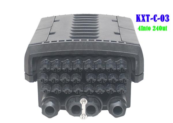 96 Core 4 Into 24 Out Multicore Joint Fiber Optic Closure Enclosure Outdoor IP68