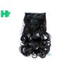 Buy cheap Black Curly Synthetic Clip In Hair Extensions Human Hair Wefts from wholesalers