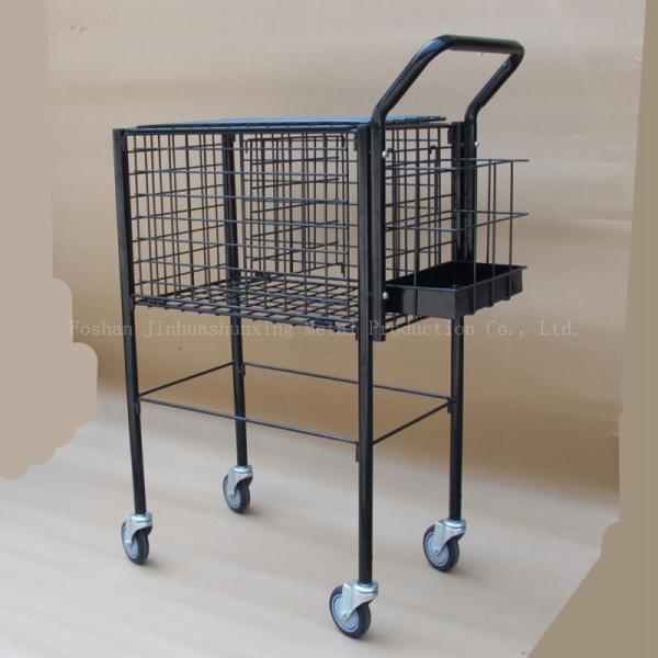 Buy cheap length 600mm Height 800mm 4 Wheel Shopping Trolley , Tennis Ball Carts TUV approve from wholesalers