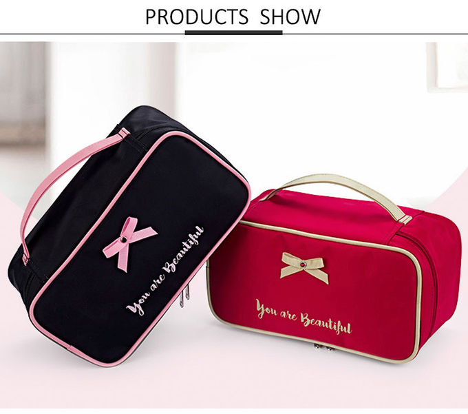 Red Multi Function Foldable Travel Toiletry Bag