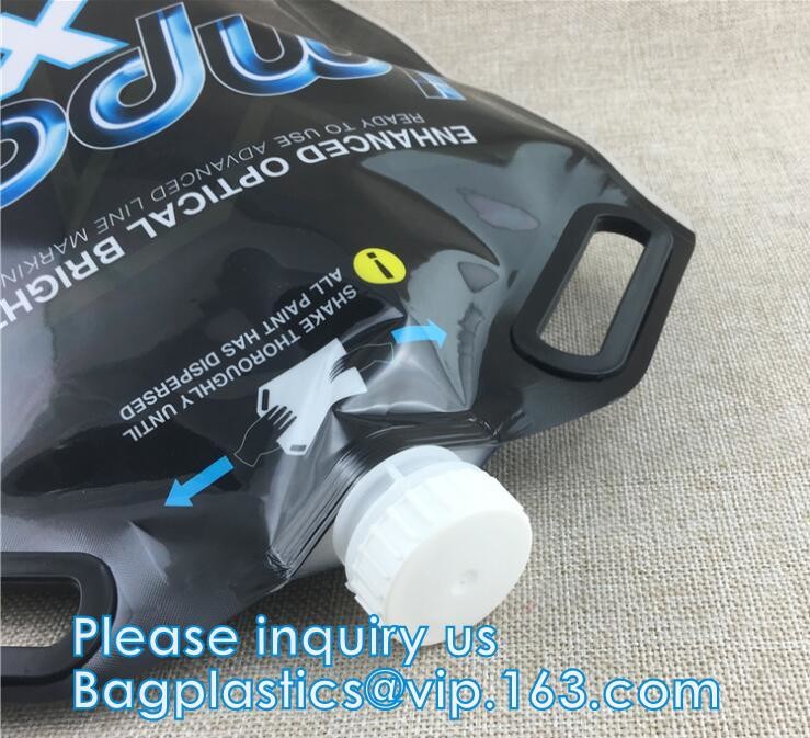 Amazon Best seller Juice Fresh Food Packaging FDA 80ml Stand Up Spout Pouch With Double k Reusable Plastic Bag