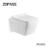 Buy cheap White Color Compact Rimless Wall Hung Toilet Gravity Flushing from wholesalers