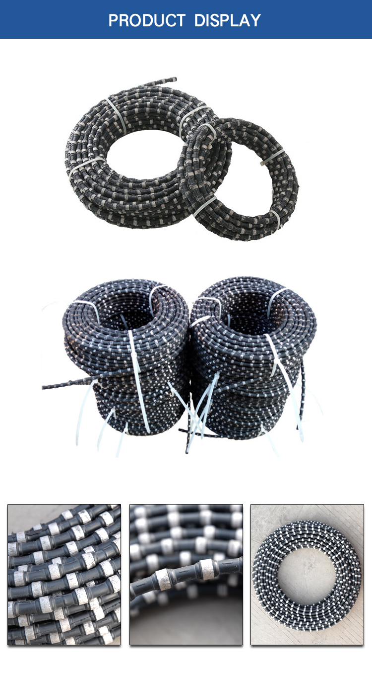 Quality Assurance Diamond Wire Saw Cutting Granite Diamond Wire With In Certification