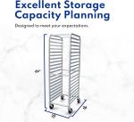Rk Bakeware China Foodservice 36527 Commercial 20 Tier Aluminum Sheet Pan Rack