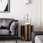 Nordic Designer Glass Art Table Lamps for Bedroom Lamp LED Bedside Knot Cilindro