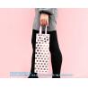 Buy cheap Metallic Foil Polka Dots Wine Gift Bag Bulk Recyclable Paper Wine Carrier Bags Tote Gift Bags, Party Gift Wrapping from wholesalers